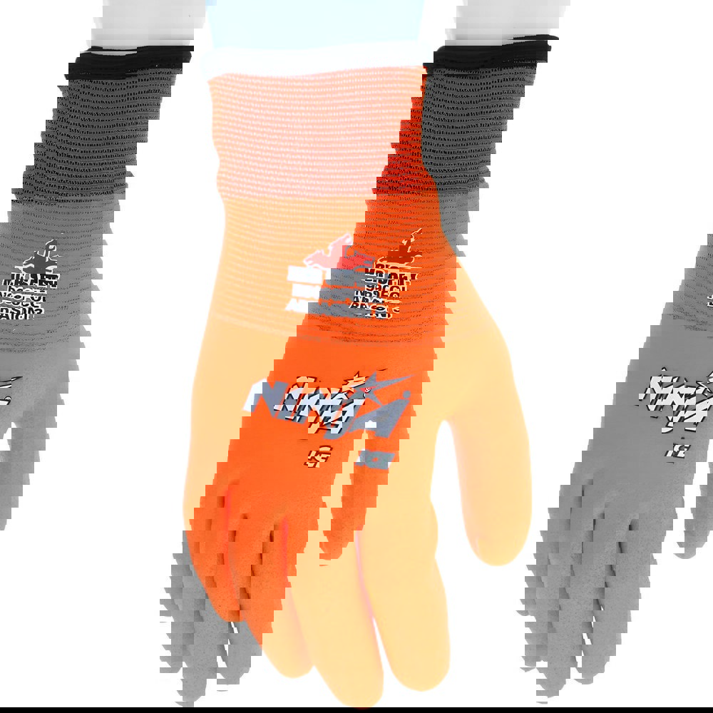 Cut, Puncture & Abrasive-Resistant Gloves: Size 2XL, ANSI Cut A3, ANSI Puncture 2, Polyurethane, Nylon